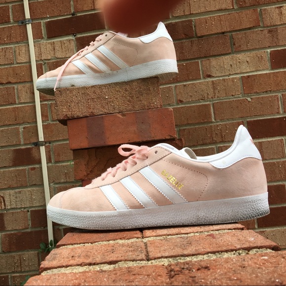 Adidas Gazelle Women Blush Pink Sneakers- Size 10 - Picture 5 of 7